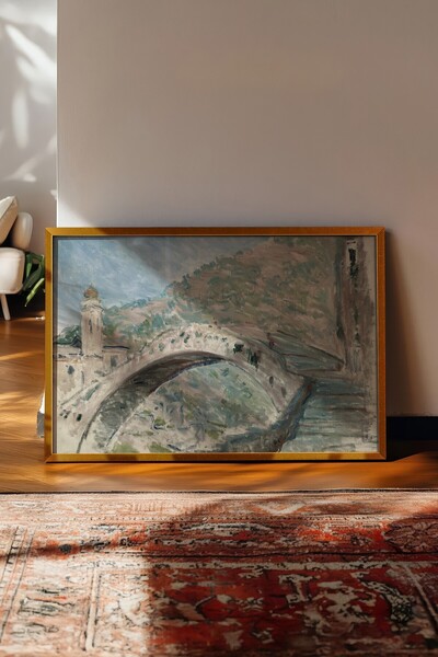 Postifull Vintage slika, poster sa zlatnim okvirom, vintage zidni dekor