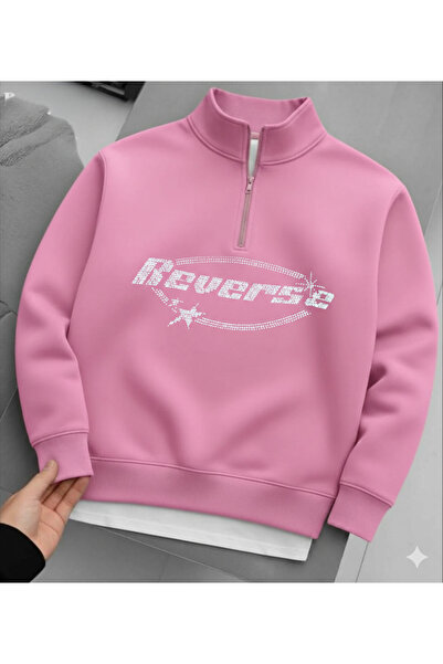 Risil-Nu Company Unisex Half Zipper 3Yarn (Sha Fleece-Lined Winter Stone Ba P...