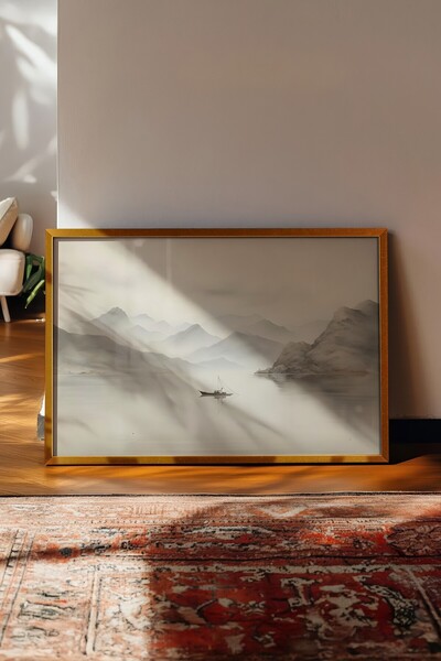 Postifull Tablou vintage, poster cu rama aurie, decor de perete vintage