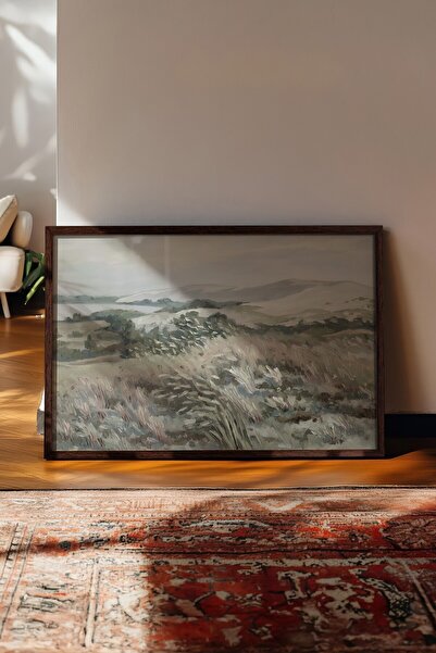 Postifull Vintage ζωγραφική, αφίσα με καφέ κορνίζα, vintage διακόσμηση τοίχου