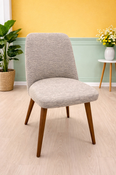 Bright Home Oval Jacquard Chair Cover Large Oval Stretch Fabric Washable Stre...