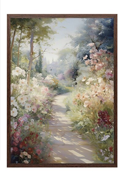 Postifull Vintage slika, poster u smeđoj ramovani, vintage zidni dekor