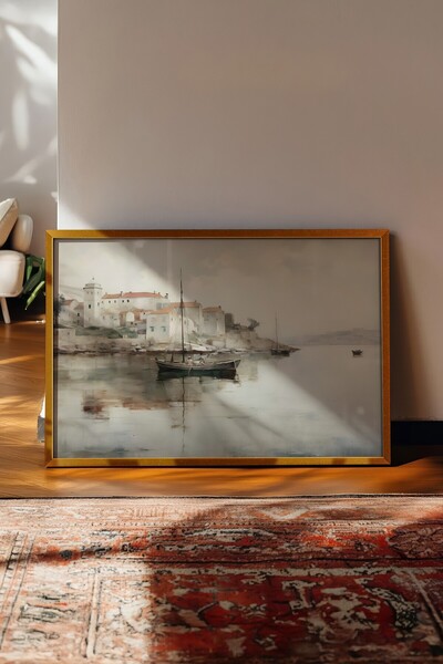 Postifull Vintage slika, poster sa zlatnim okvirom, vintage zidni dekor