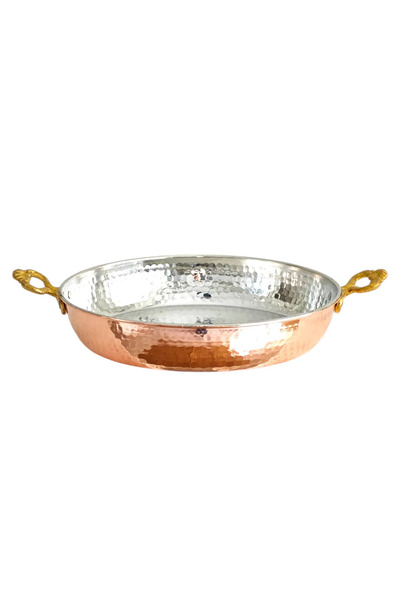 modabakir مقلاة بيض نحاسية 22 سم