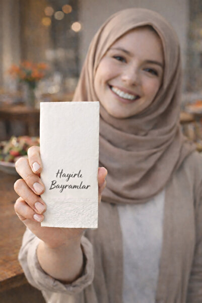 Palo Santo Hayırlı Bayramlar Baskılı Peçete 1 adet