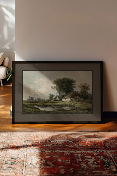 Postifull Vintage Painting, Black Framed Poster, Vintage Wall Decor