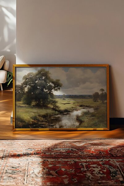 Postifull Vintage slika, poster sa zlatnim okvirom, vintage zidni dekor