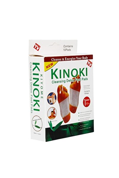 Kinoki Set de 10 tampoane detoxifiante pentru picioare