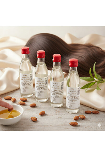 Lockhart's وكهارت زيت اللوز الحلو للشعر - 70 مل * 12 علب