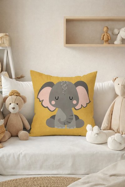 Atlas collection Baby Room Decorative Four-Piece Pillowcase Sweet Animals Baby & Kids Room Decor Throw Pillow