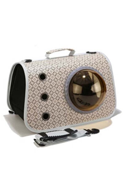 GENERIC4 Portable Cat Carrier Bag, Foldable Cat Transport Cage, Well-Ventilat...