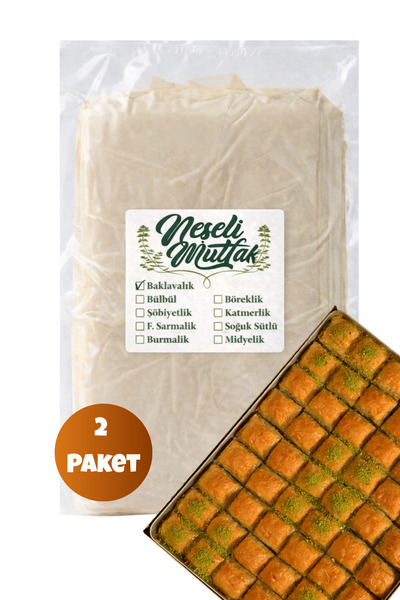Neşeli Mutfak Baklavalık Yufka 2 Paket