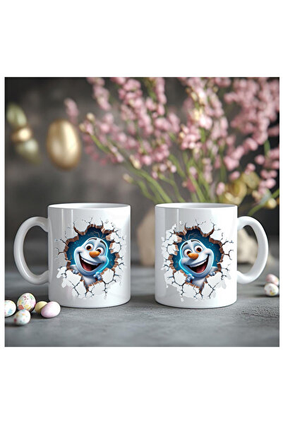 Çağlayan Reklam 3D Frozen Olaf Printed Mug Cup