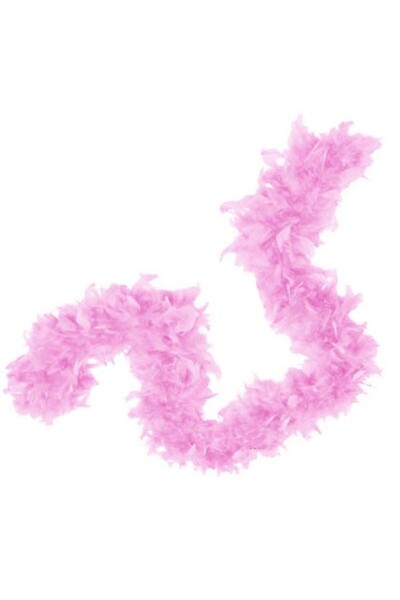 VANCH ريشة زخرفية من نوع أوتريش بويا منفوشة باللون الوردي 180 سم (5264)