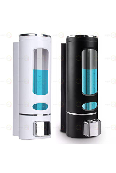 MAİN SHOP NEGRU + ALB 2BUC Dozator manual de săpun montat pe perete Dozator d...