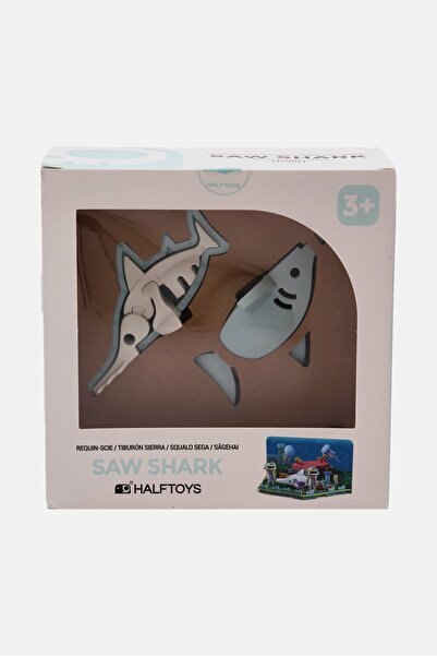 Halftoys أحجية مجسمات أسماك القرش المنشارية ثلاثية الأبعاد المغناطيسية، لون ف...
