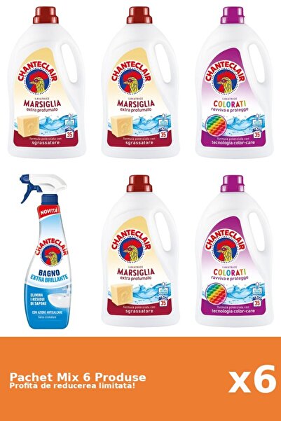 Chanteclair Set 6 Mix Chanteclair: 5 Detergent, 1 Anticalcar