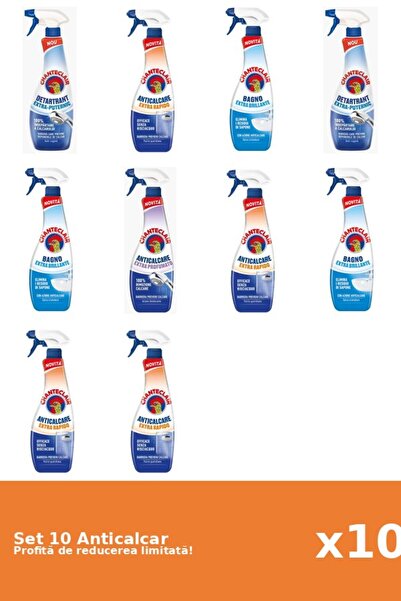 Chanteclair Set 10 Anticalcar Chanteclair: 2xPuternic, 4xRapid, 3xClasic, 1xP...