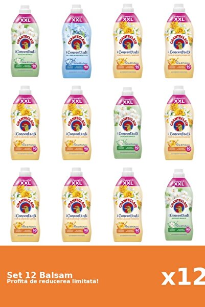 Chanteclair Set of 12 Chanteclair Balms: 3xWhite Musk, 1xLotus, 8xOrange