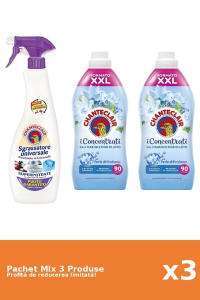 Chanteclair Set 3 Chanteclair Mix: 1 Degreaser, 2 Conditioner