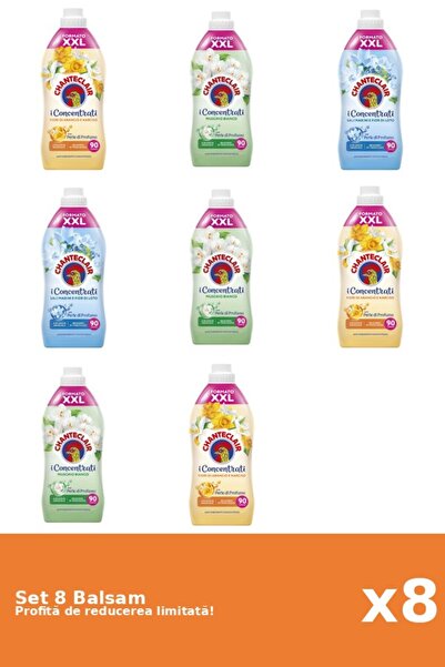 Chanteclair Set 8 Balsam Chanteclair: 3xPortocale, 3xMosc Alb, 2xLotus