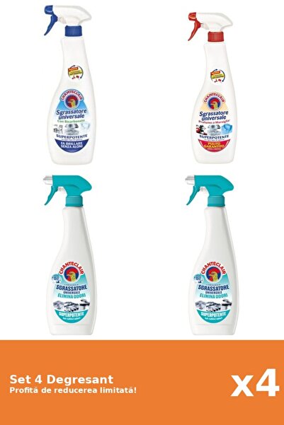 Chanteclair Set 4 Degresant Chanteclair: 1xBicarbonat, 1xMarsilia, 2xAntiMiros