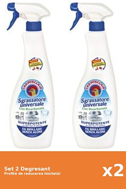 Chanteclair Set 2 Bicarbonate Degreaser, 600 ml