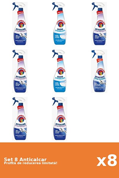Chanteclair Set of 8 Chanteclair Anti-limescale: 5xScented, 2xClassic, 1xStrong