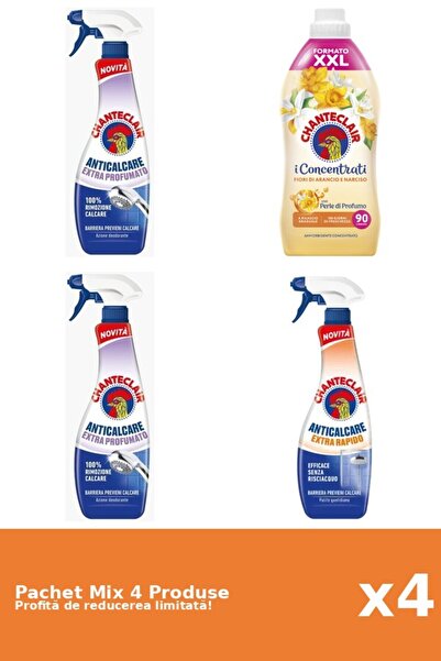 Chanteclair Set 4 Mix Chanteclair: 3 Anticalcar, 1 Balsam