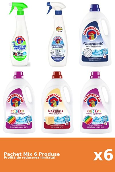 Chanteclair Set 6 Mix Chanteclair: 2 Degresant, 4 Detergent
