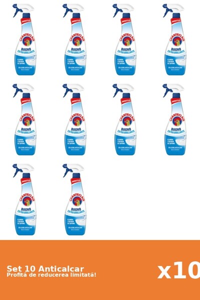 Chanteclair Set of 10 Classic Anti-limescale, 625 ml