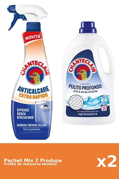 Chanteclair Set 2 Mix Chanteclair: 1 Anticalcar, 1 Detergent