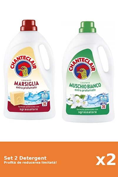 Chanteclair Set 2 Detergent Chanteclair: 1xMarsilia, 1xMosc Alb