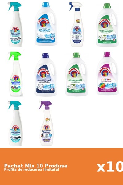 Chanteclair Set 10 Mix Chanteclair: 5 Degresant, 5 Detergent