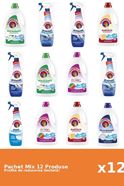 Chanteclair Set 12 Mix Chanteclair: 7 Detergent, 5 Anticalcar