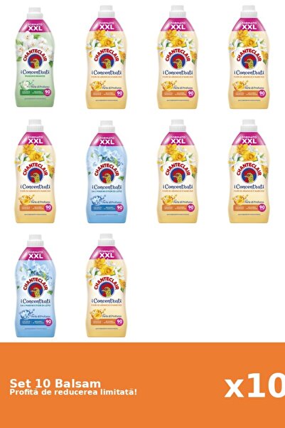 Chanteclair Set 10 Balsam Chanteclair: 1xMosc Alb, 7xPortocale, 2xLotus