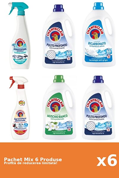Chanteclair Set 6 Mix Chanteclair: 2 Degresant, 4 Detergent