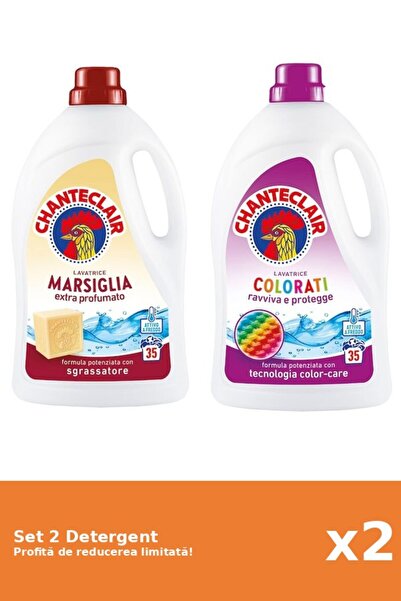 Chanteclair Set 2 Detergent Chanteclair: 1xMarsilia, 1xColor