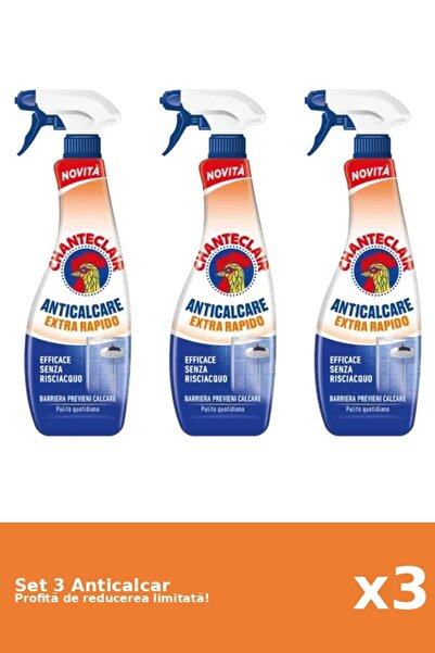 Chanteclair Set 3 Anticalcar Rapid, 625 ml
