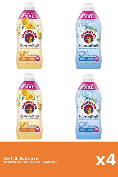 Chanteclair Set 4 Balsam Chanteclair: 2xOrange, 2xLotus