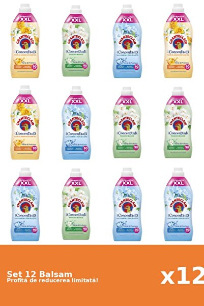 Chanteclair Set 12 Balsam Chanteclair: 3xPortocale, 4xMosc Alb, 5xLotus