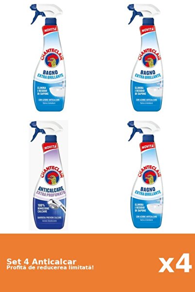 Chanteclair Set of 4 Chanteclair Anti-limescale: 3xClassic, 1xScented