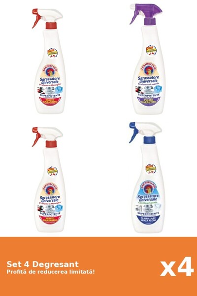 Chanteclair Set 4 Degresant Chanteclair: 2xMarsilia, 1xLavanda, 1xBicarbonat