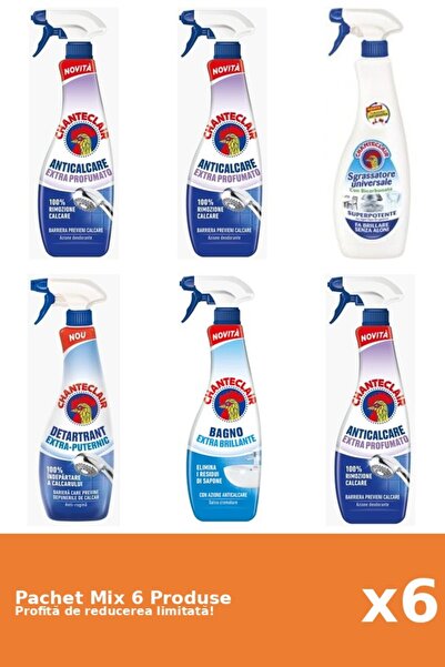 Chanteclair Set 6 Mix Chanteclair: 5 Anticalcar, 1 Degresant