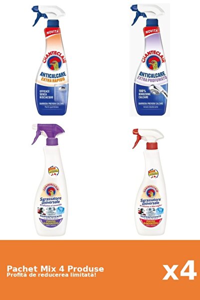 Chanteclair Set 4 Mix Chanteclair: 2 Anticalcar, 2 Degresant