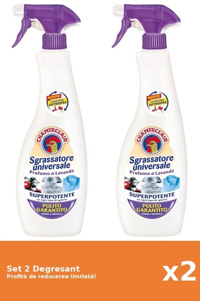 Chanteclair Set 2 Chanteclair Degreaser: 1xWhite Musk, 1xLavender