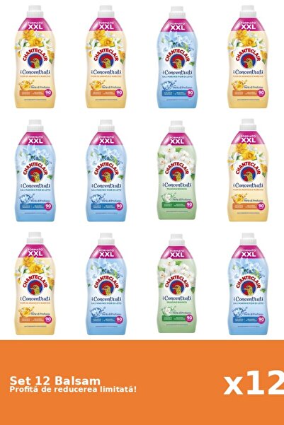 Chanteclair Set 12 Balsam Chanteclair: 5xPortocale, 5xLotus, 2xMosc Alb