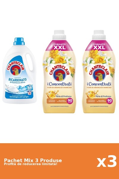 Chanteclair Set 3 Mix Chanteclair: 1 Detergent, 2 Balsam