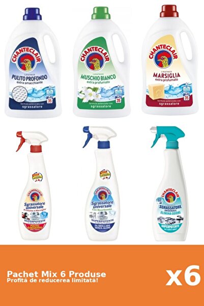 Chanteclair Set 6 Mix Chanteclair: 3 Detergent, 3 Degresant