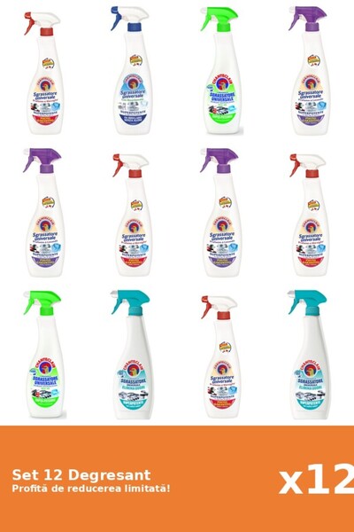 Chanteclair Set 12 Degresant Chanteclair: 4xMarsilia, 1xBicarbonat, 2xLamaie,...